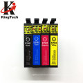 KingTech Color Ink Cartridge T2991 - 2994 Series Refill Ink Cartridge With Chip for Epson Printer  XP-235 / 420 / 432 / 442